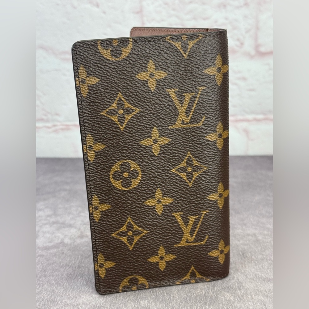 Louis Vuitton Monogram Canvas Card Organizer Checkbook Wallet - Picture 6 of 13